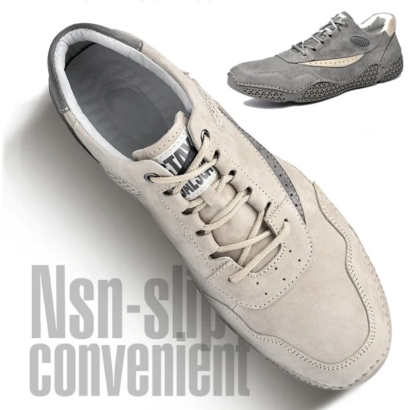 Men Genuine Leather Loafers Daily Office Soft Men Shoes