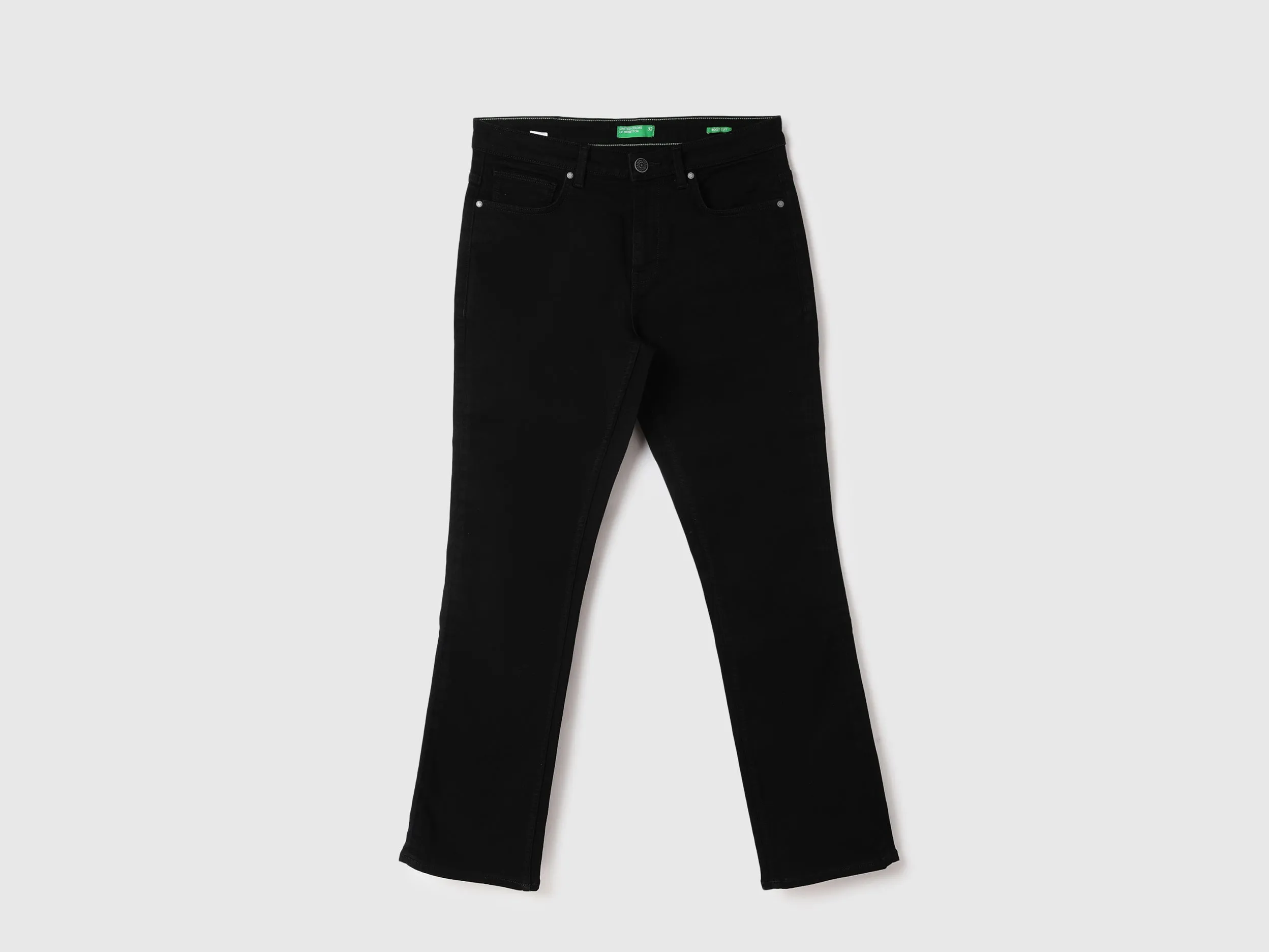 Men Solid Bootcut Jeans