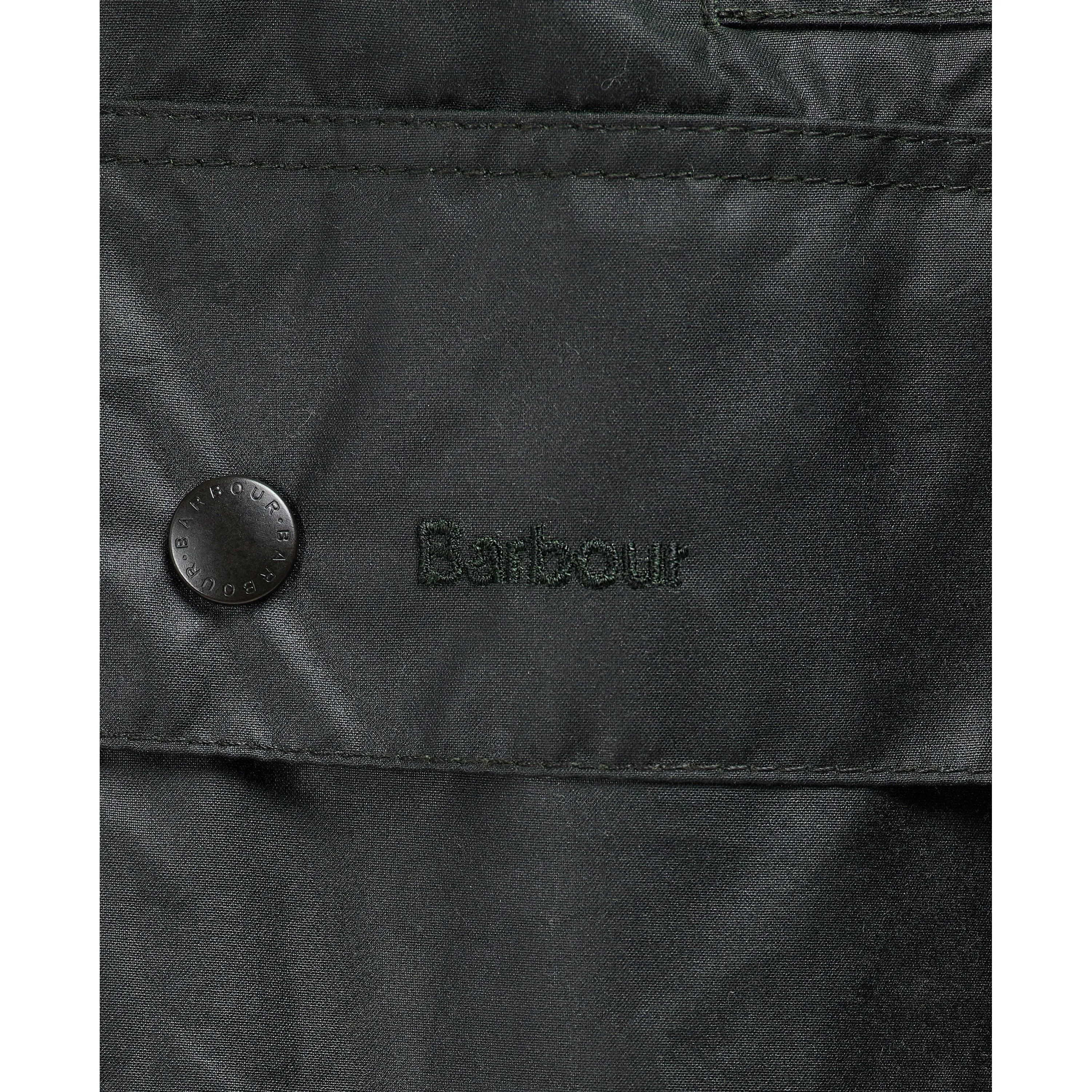 Men's Border Wax Jacket, Sage/Dark Green