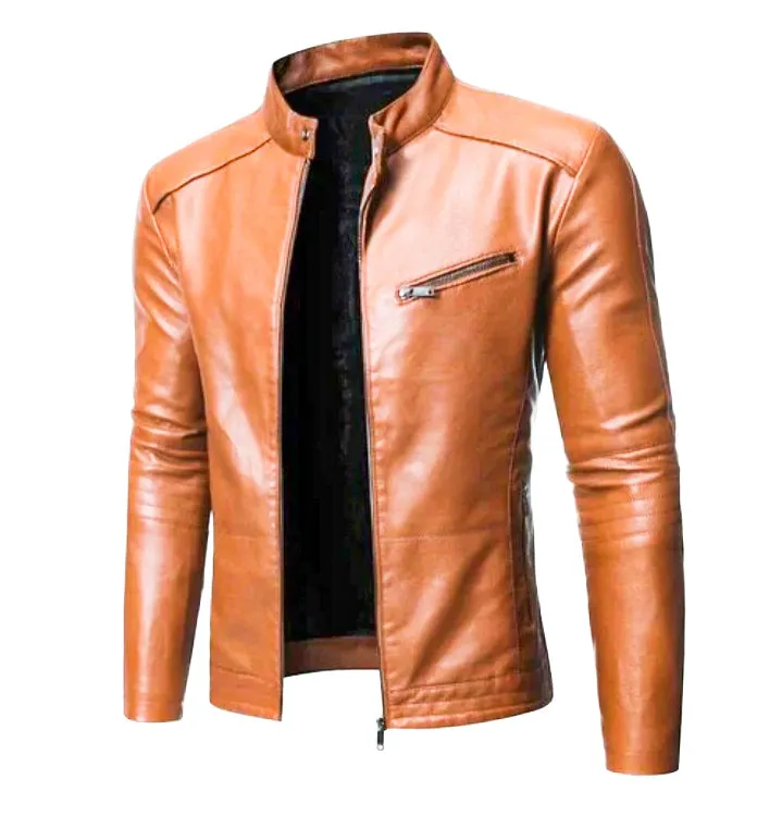 Men's Casual Leather Coats & Jackets - Outerwear, Clothing