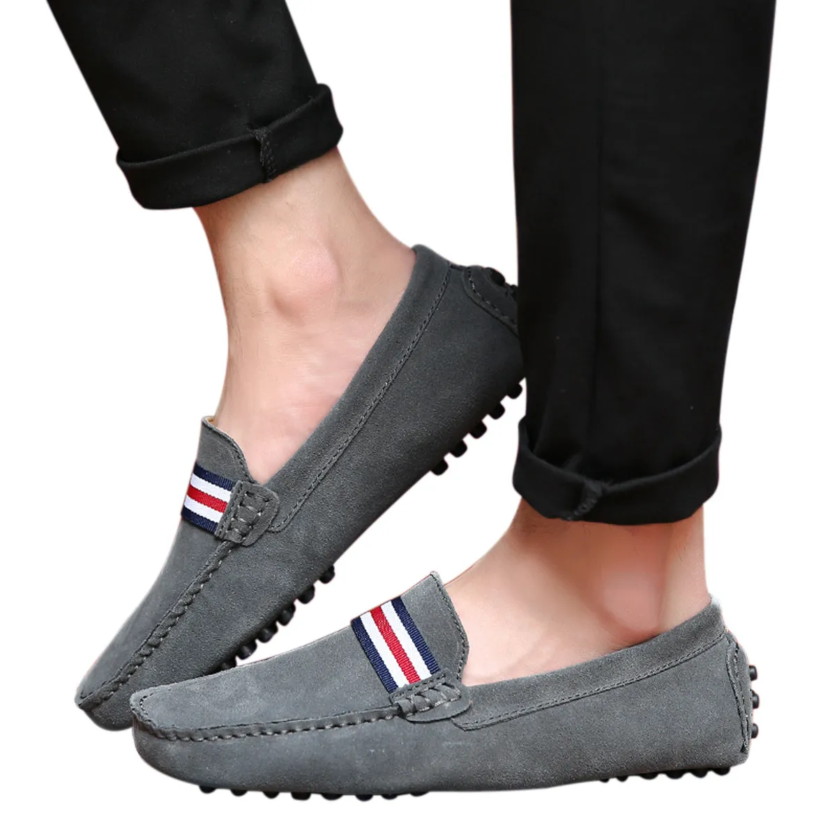 Men's Classic Nubuck Driving Moccasins