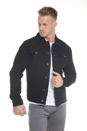 Men's Denim Jacket - Black