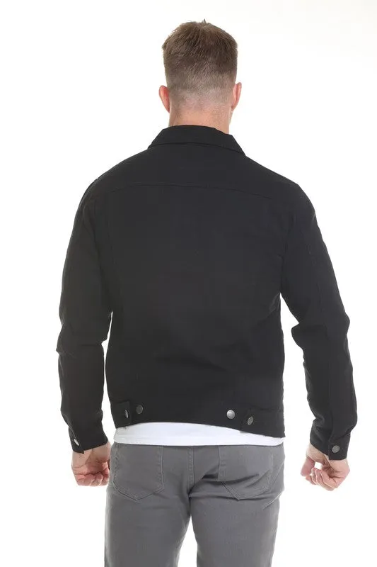 Men's Denim Jacket - Black