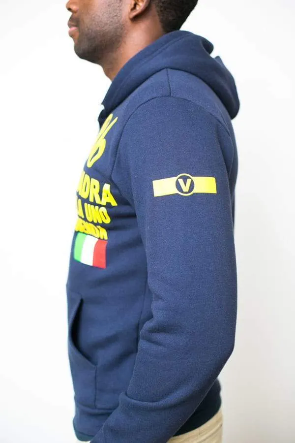Men's - Forza Squadra Navy Blue Zip Hoodie