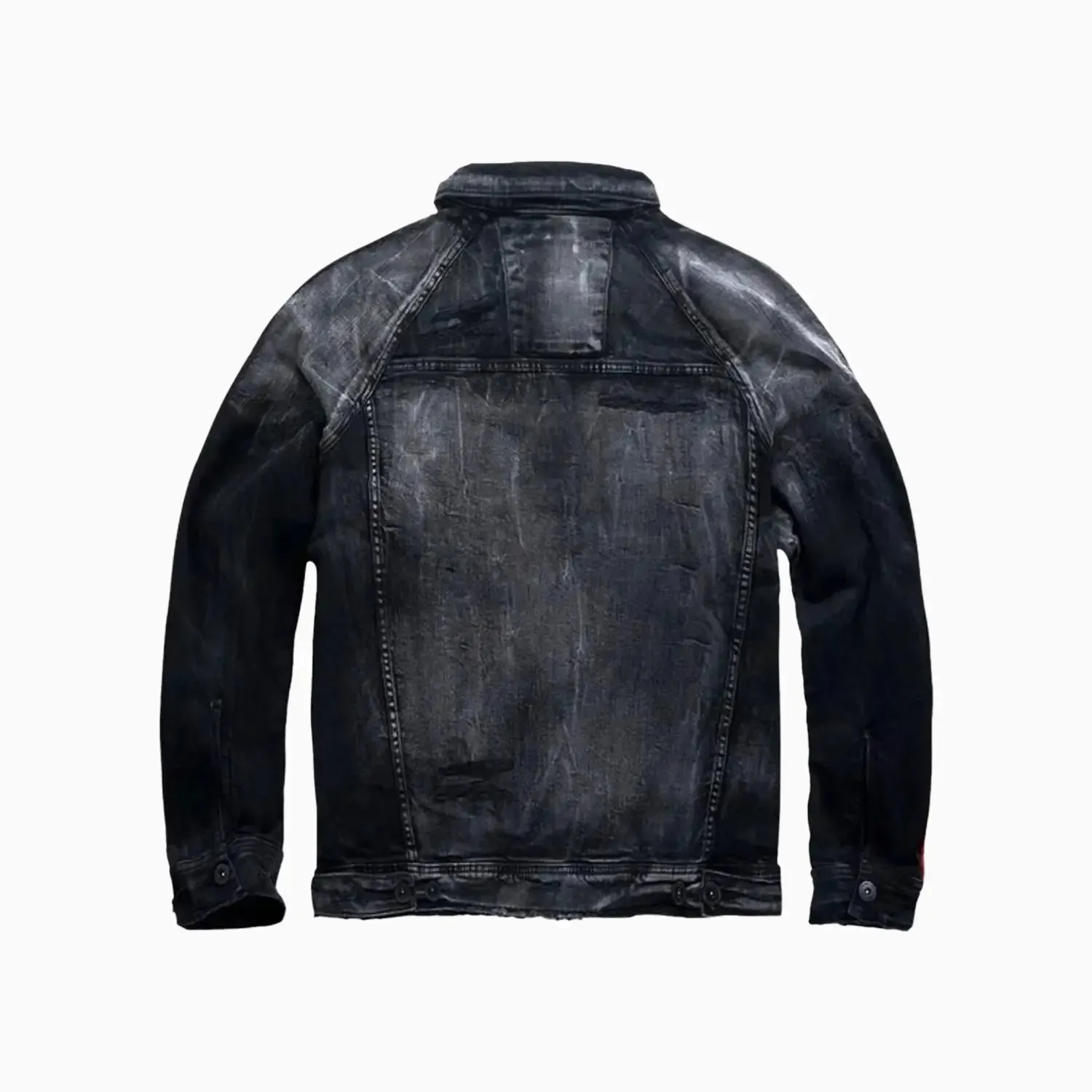 Men's Grand Prix Striped Denim Jacket