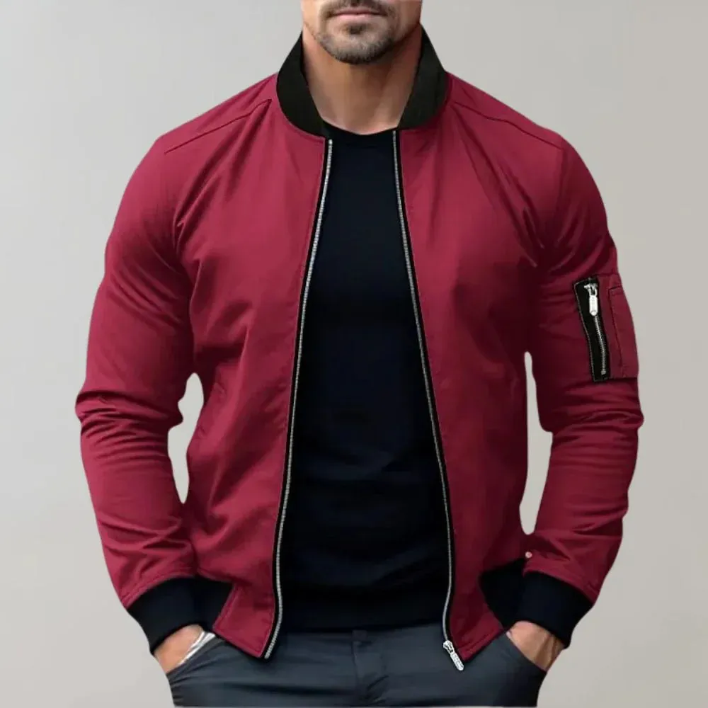 Men's Liam Bomber Jacket: Stylish Design