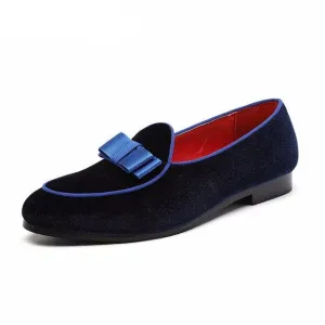 Men's  Personalized Suede Bow Tide Shoes