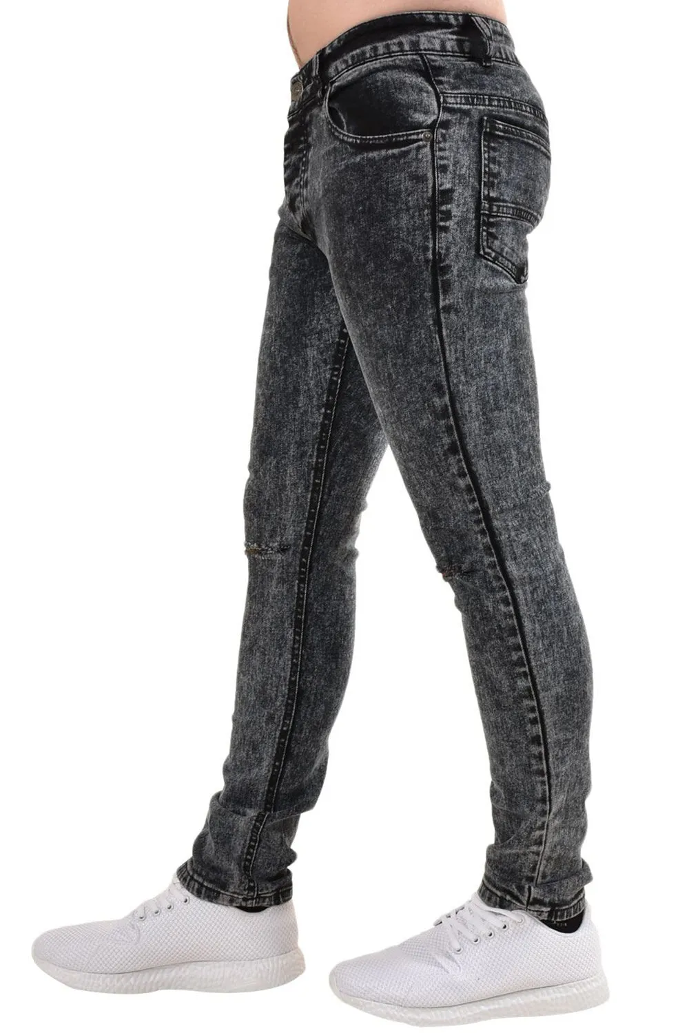 Mens Ripped Style London Jeans