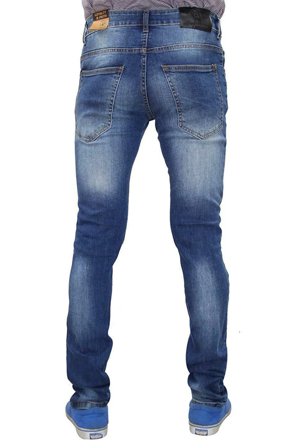 Mens Ripped Style London Jeans
