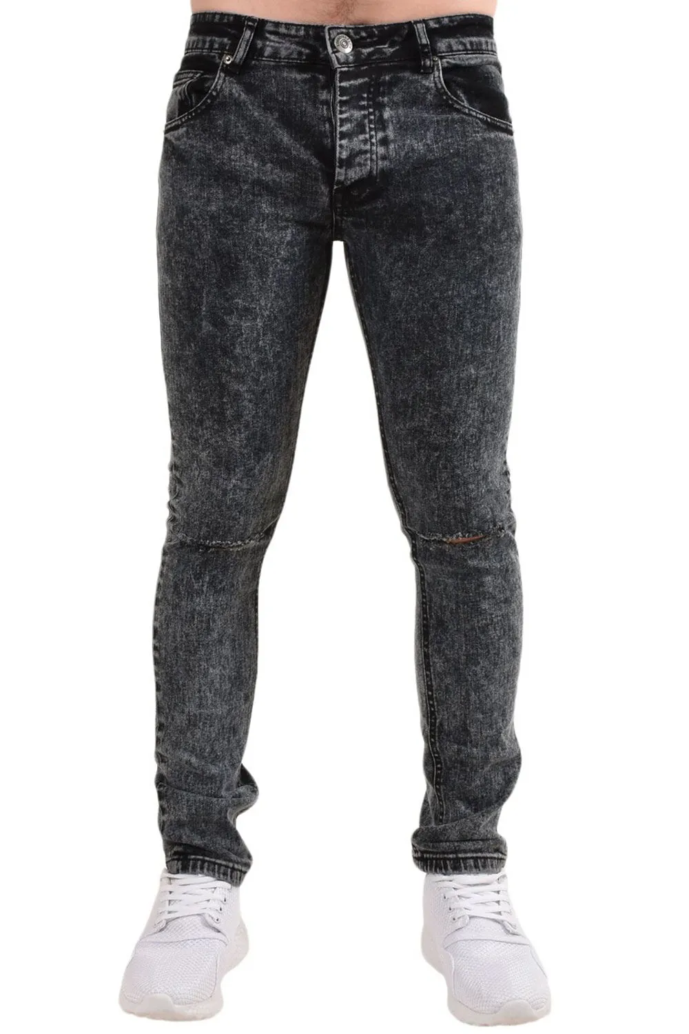 Mens Ripped Style London Jeans