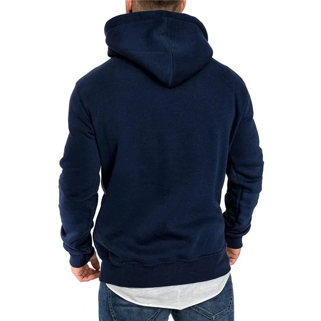 Mens Sweatshirt Long Sleeve Autumn Casual Hoodies