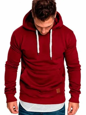Mens Sweatshirt Long Sleeve Autumn Casual Hoodies