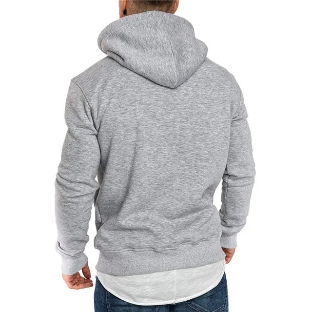 Mens Sweatshirt Long Sleeve Autumn Casual Hoodies