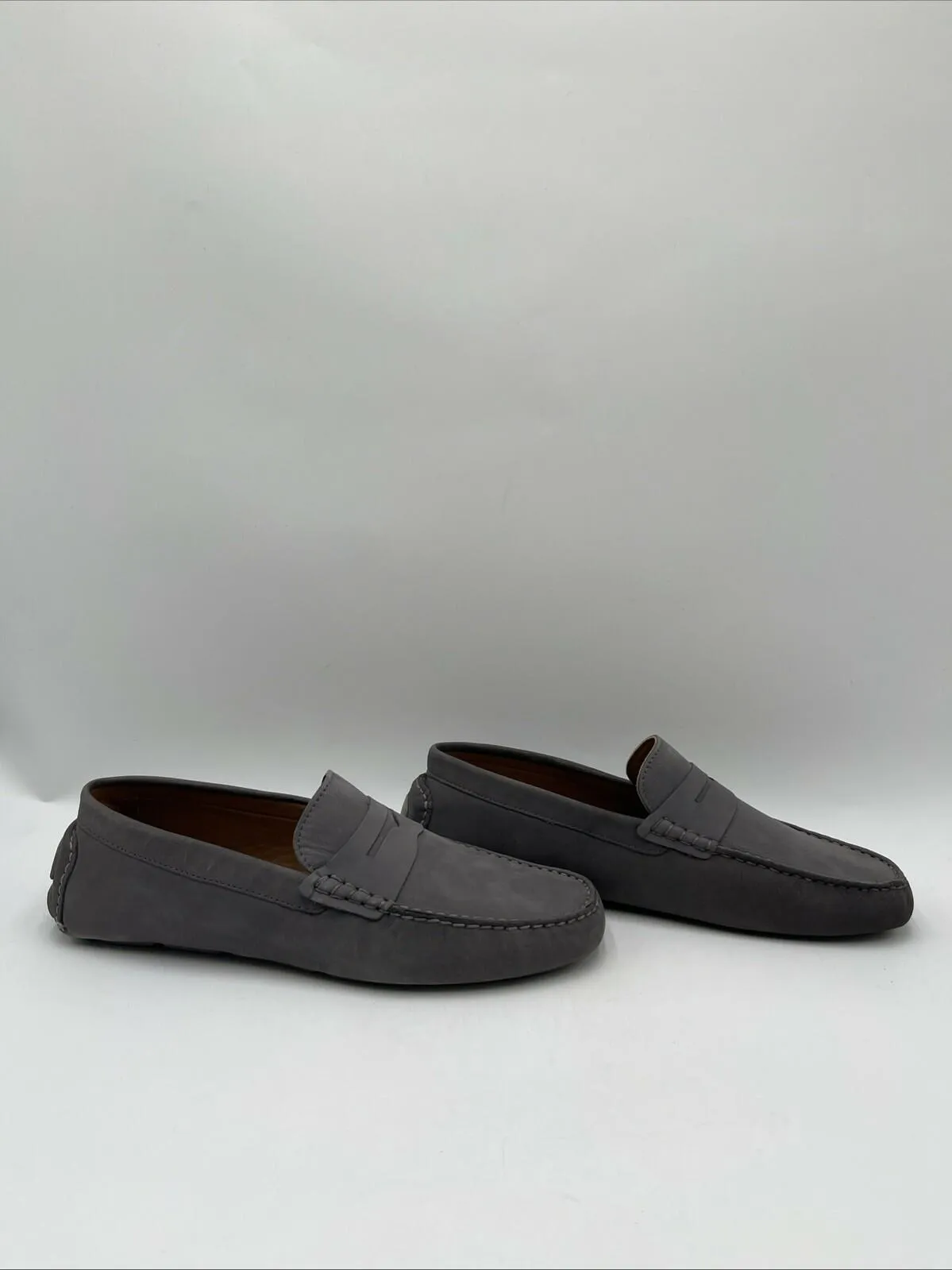 Men’s Vince Camuto Esmail Driving Loafers Gray Size 10.5M - Very Good