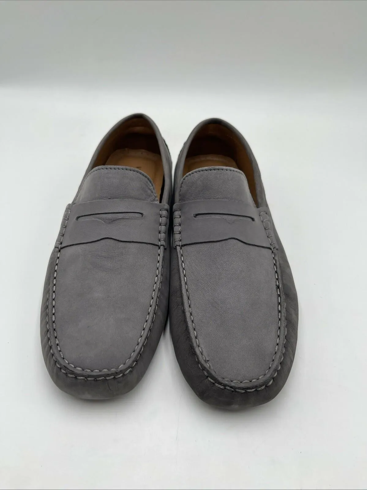 Men’s Vince Camuto Esmail Driving Loafers Gray Size 10.5M - Very Good