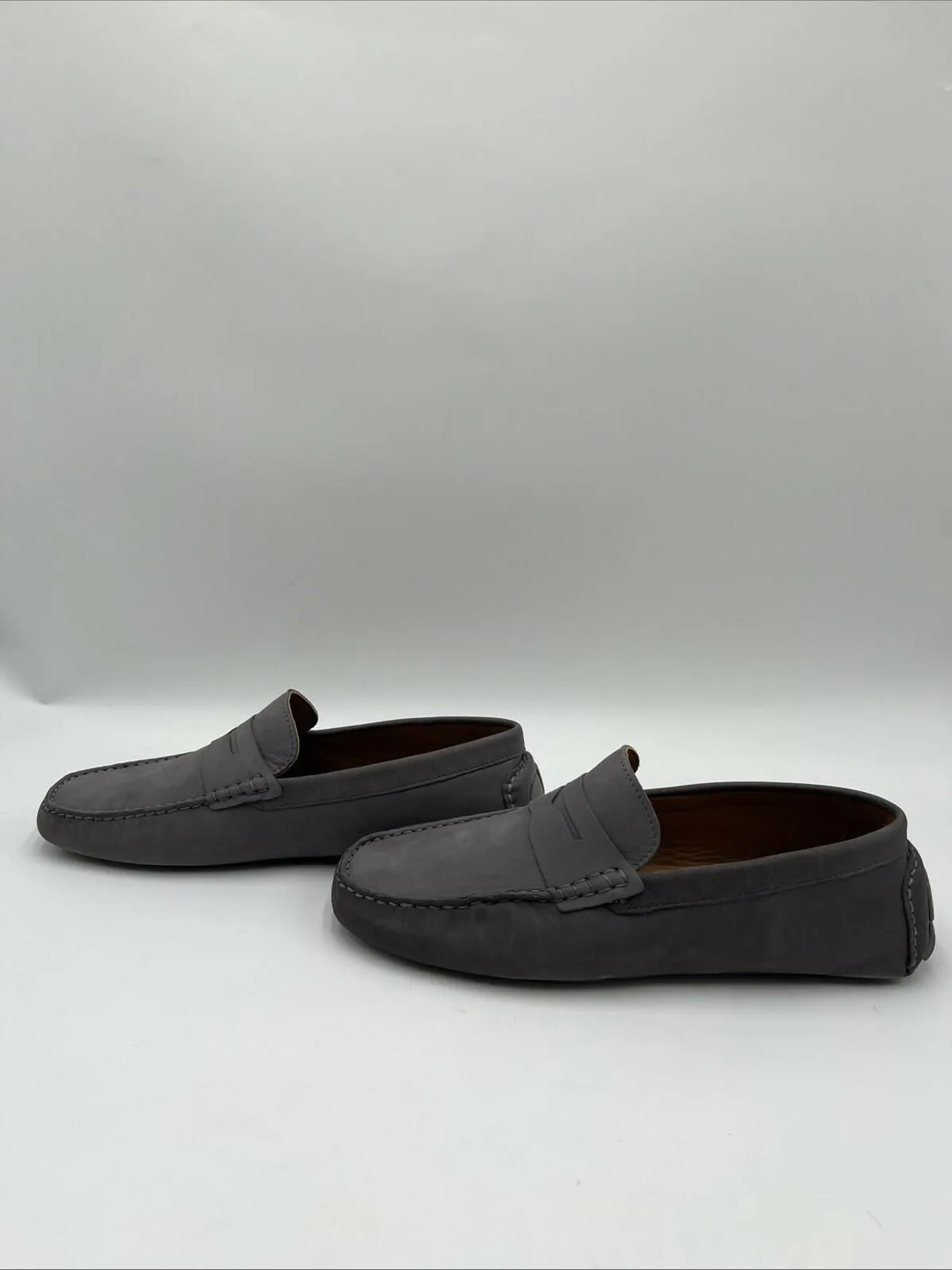 Men’s Vince Camuto Esmail Driving Loafers Gray Size 10.5M - Very Good
