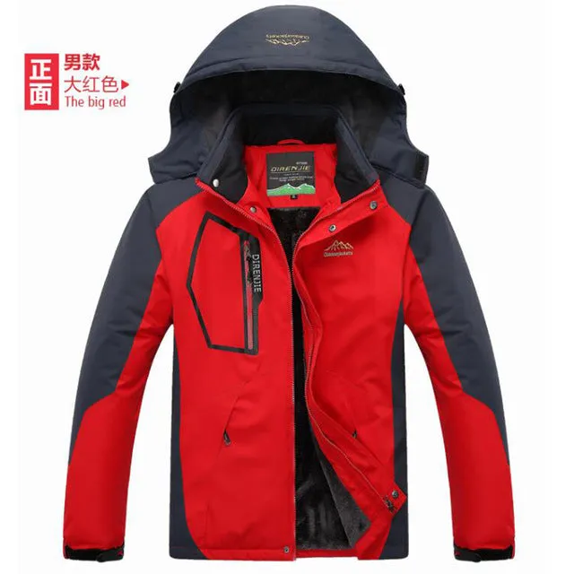 Men's Winter Inner Fleece Jacket Men Outwear Sportswear Warm Brand Coats Parkas Male Waterproof Windbreaker Thermal Jackets