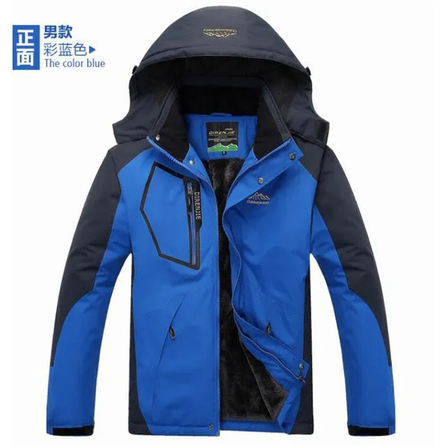 Men's Winter Inner Fleece Jacket Men Outwear Sportswear Warm Brand Coats Parkas Male Waterproof Windbreaker Thermal Jackets