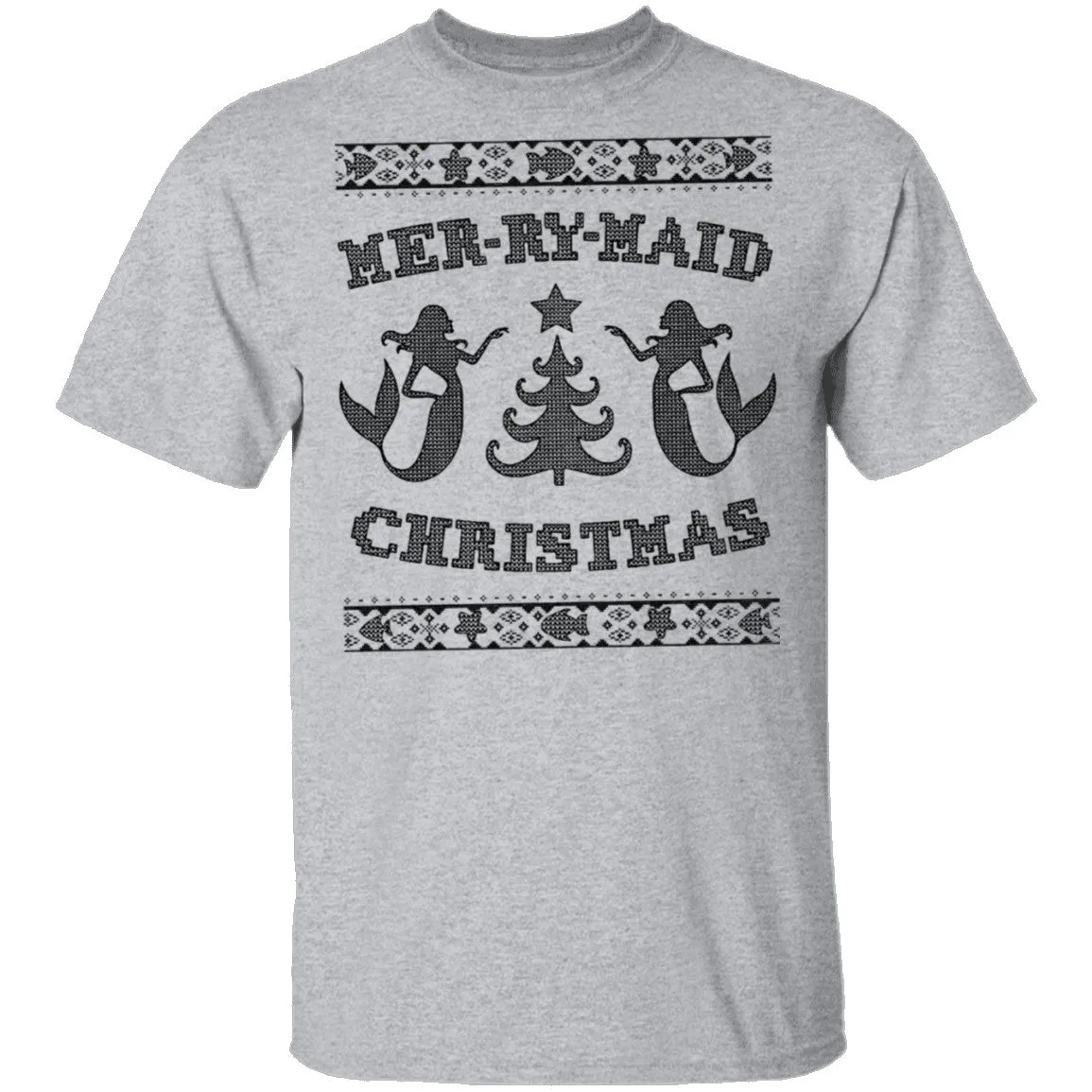 Mer-Ry-Maid Christmas T-Shirt