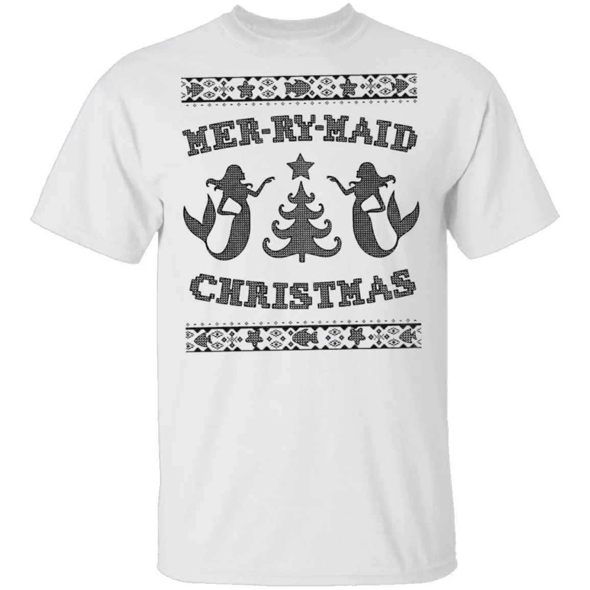 Mer-Ry-Maid Christmas T-Shirt