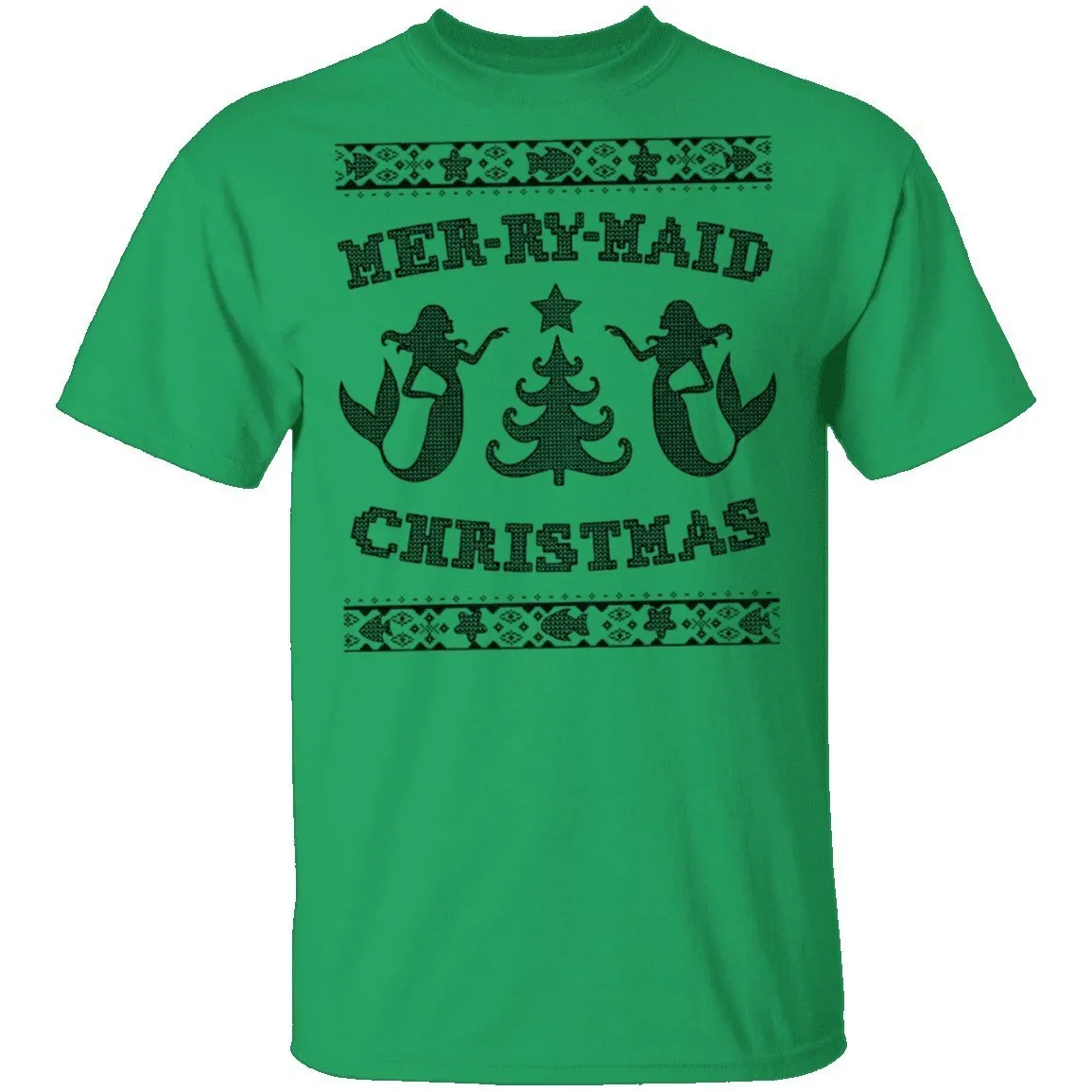 Mer-Ry-Maid Christmas T-Shirt