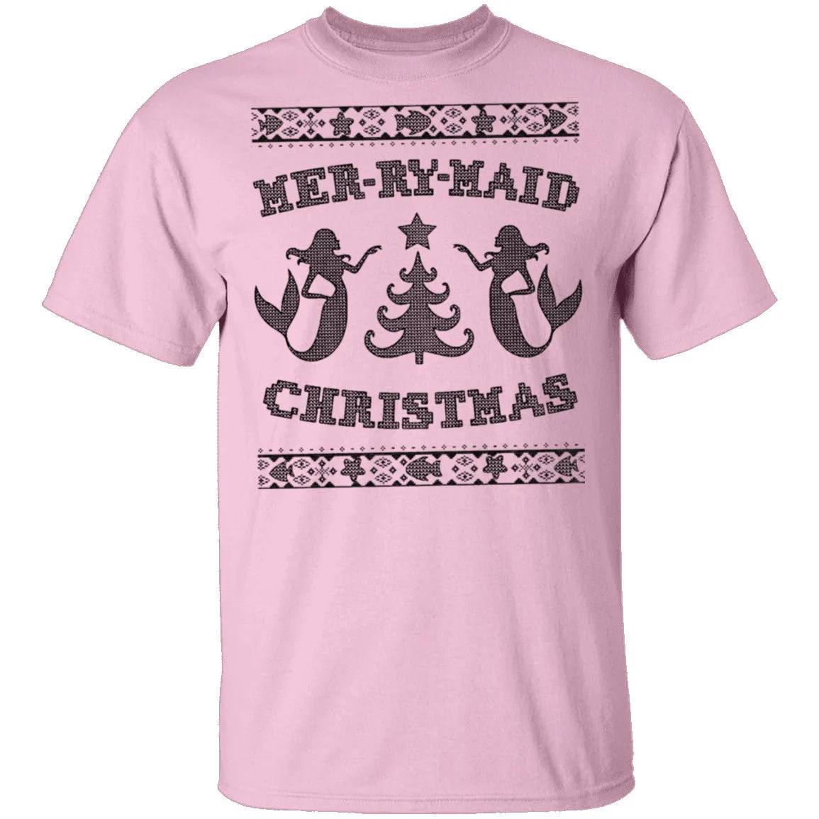 Mer-Ry-Maid Christmas T-Shirt