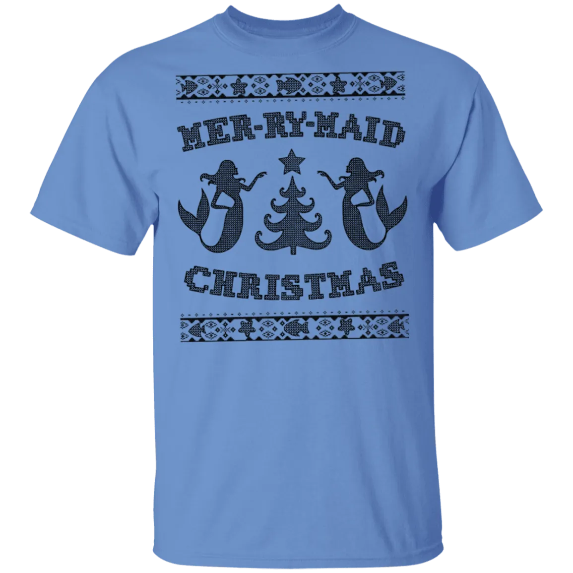 Mer-Ry-Maid Christmas T-Shirt