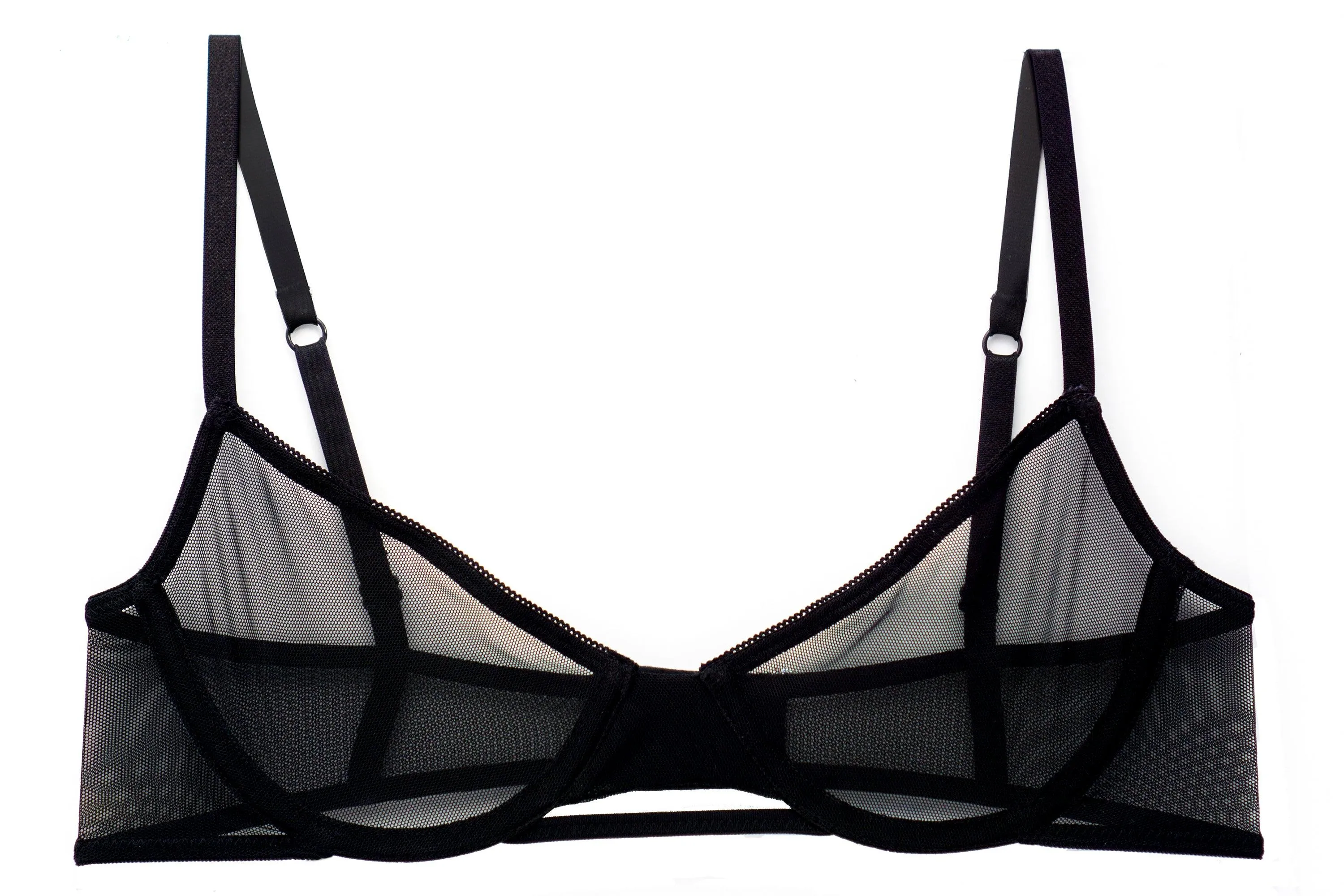 Mesh Underwire Bra