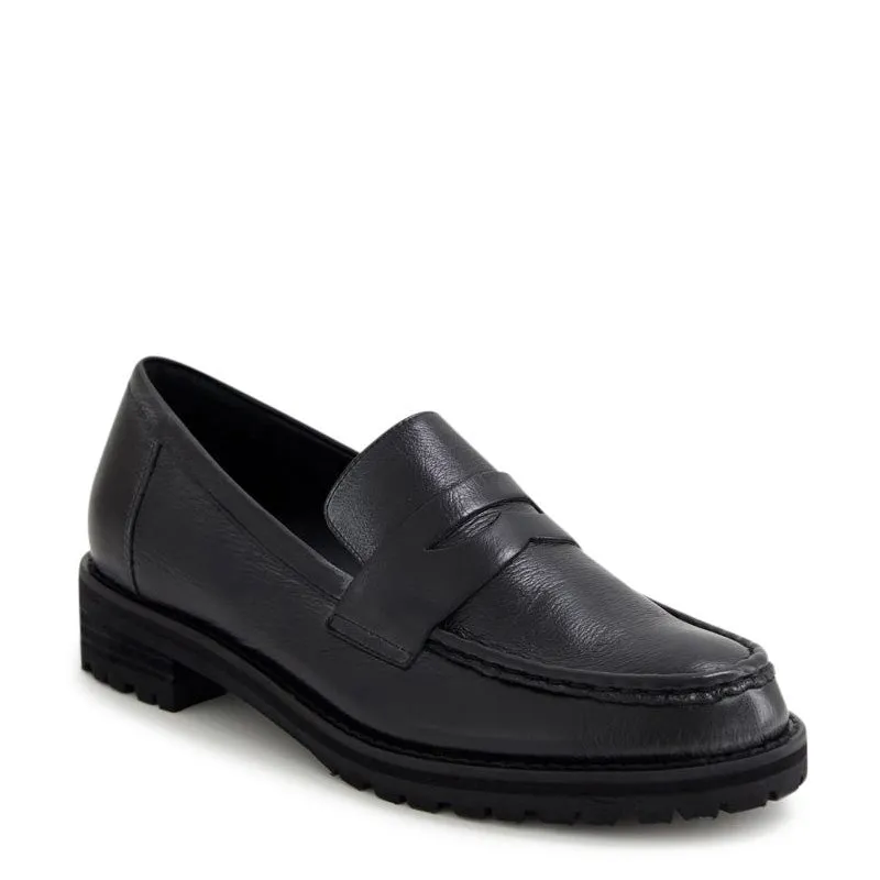 METTERS W - BLACK LEATHER BLACK HEEL