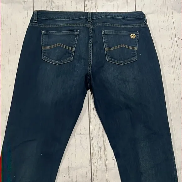 Michael Kors blue denim skinny jeans