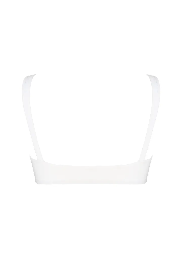 MILOU Scooped Bralette in White