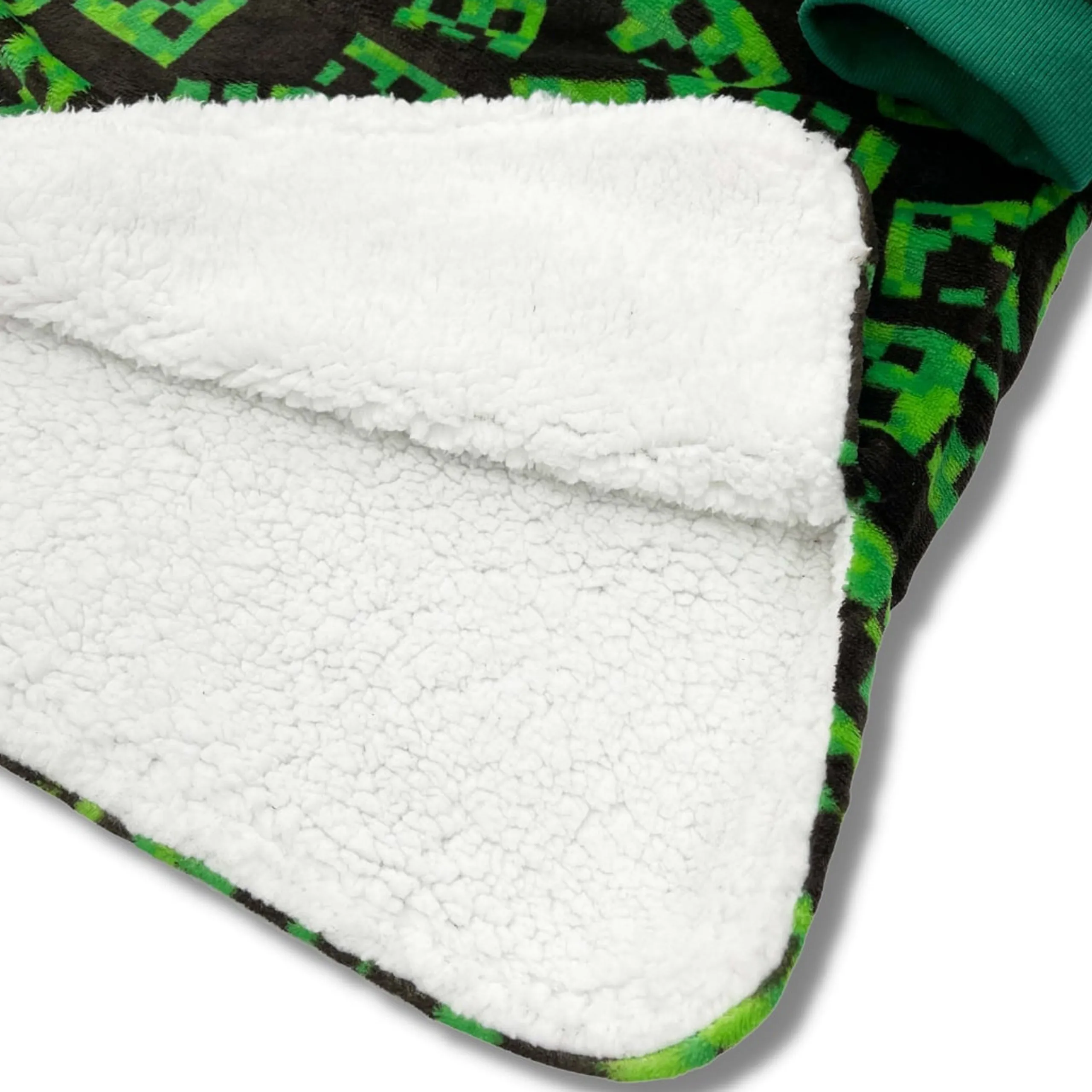 Minecraft Fleece Hoodie Blanket