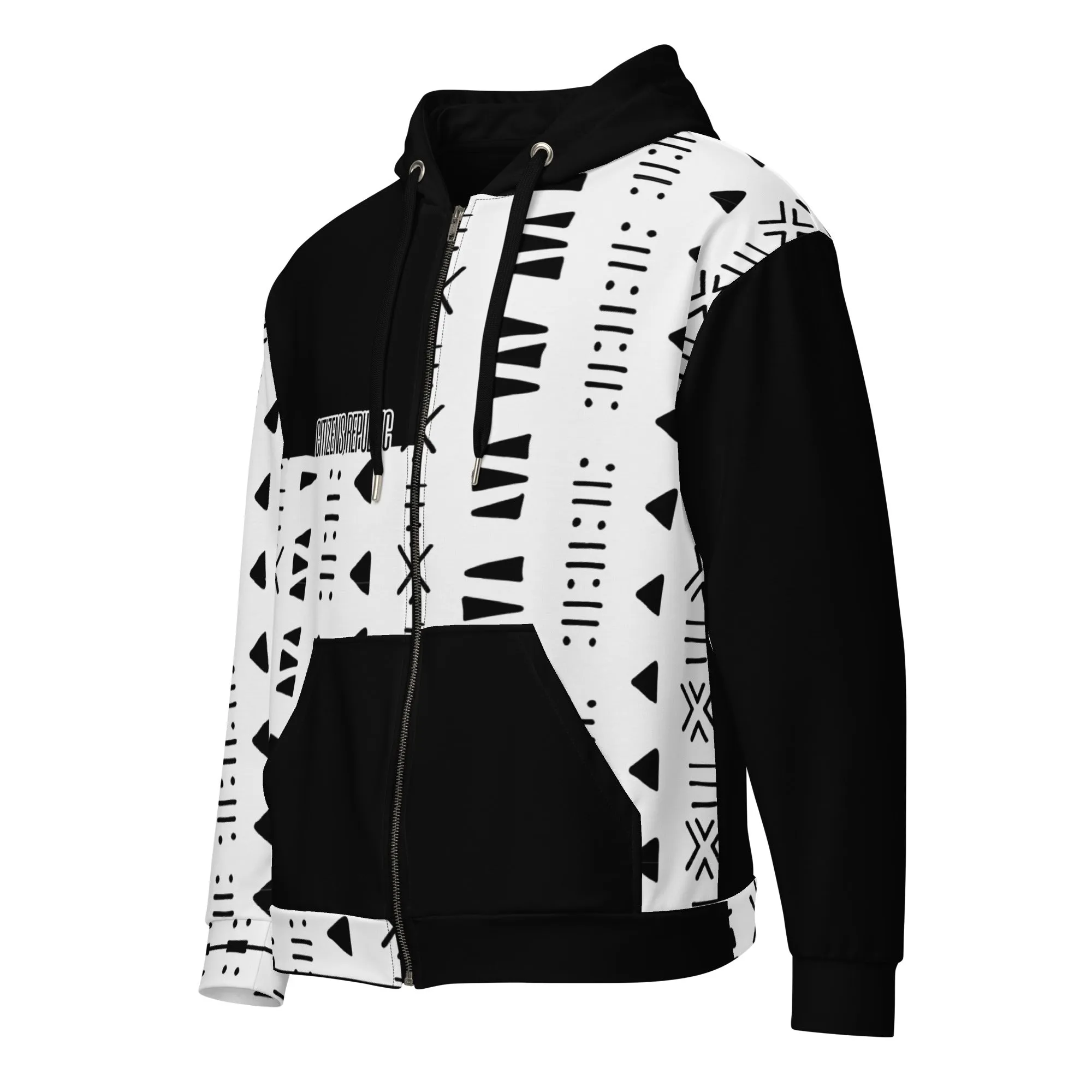 Minimal Shapes - Unisex Zip Hoodie Jacket
