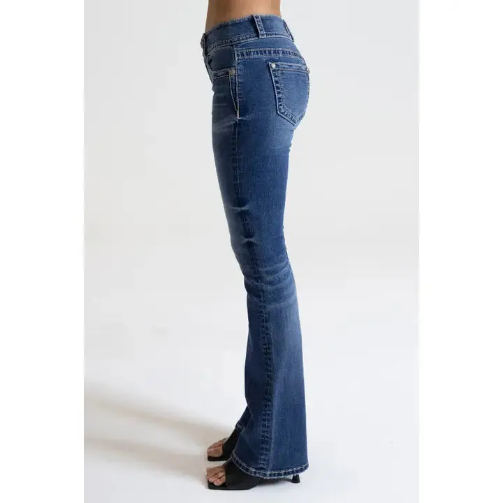 Miss Me 30" Midrise Boot Cut Jeans