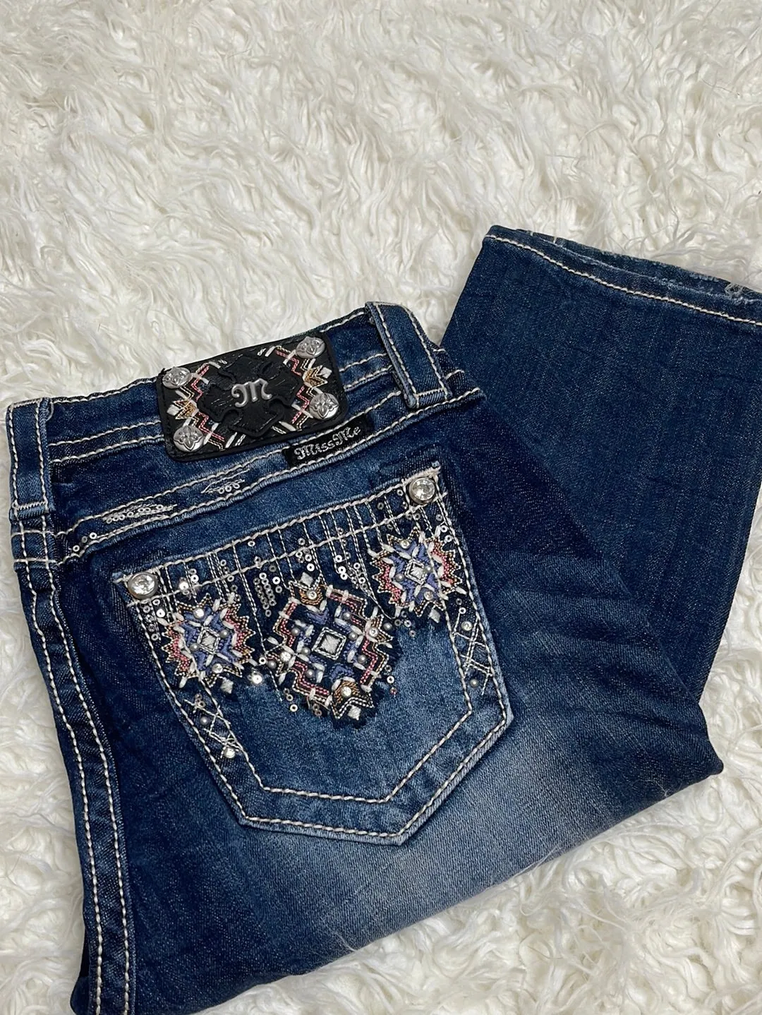 Miss me MidRise Skinny jeans My8272s sz 29