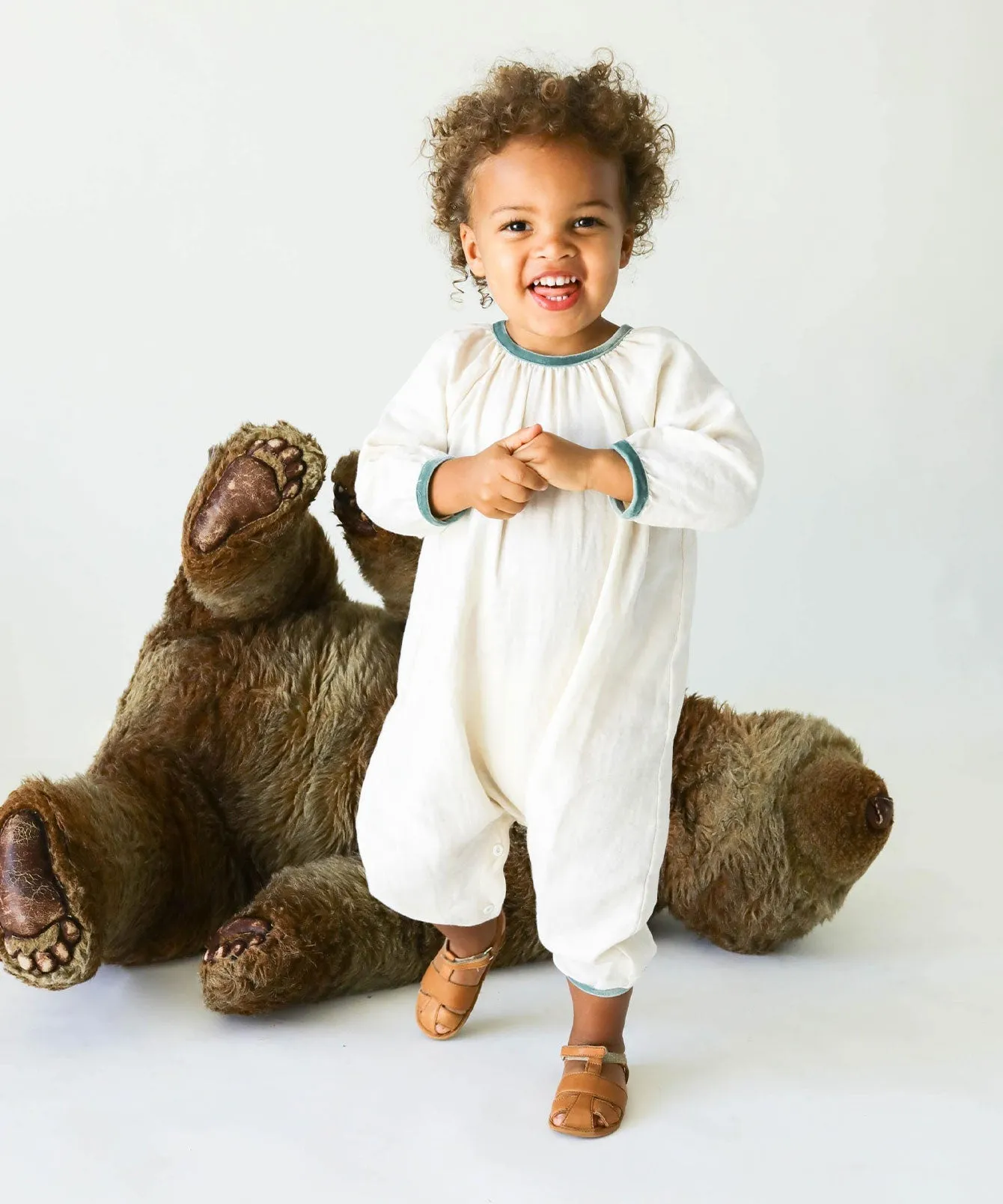Missy Jumpsuit, Seafoam Velvet