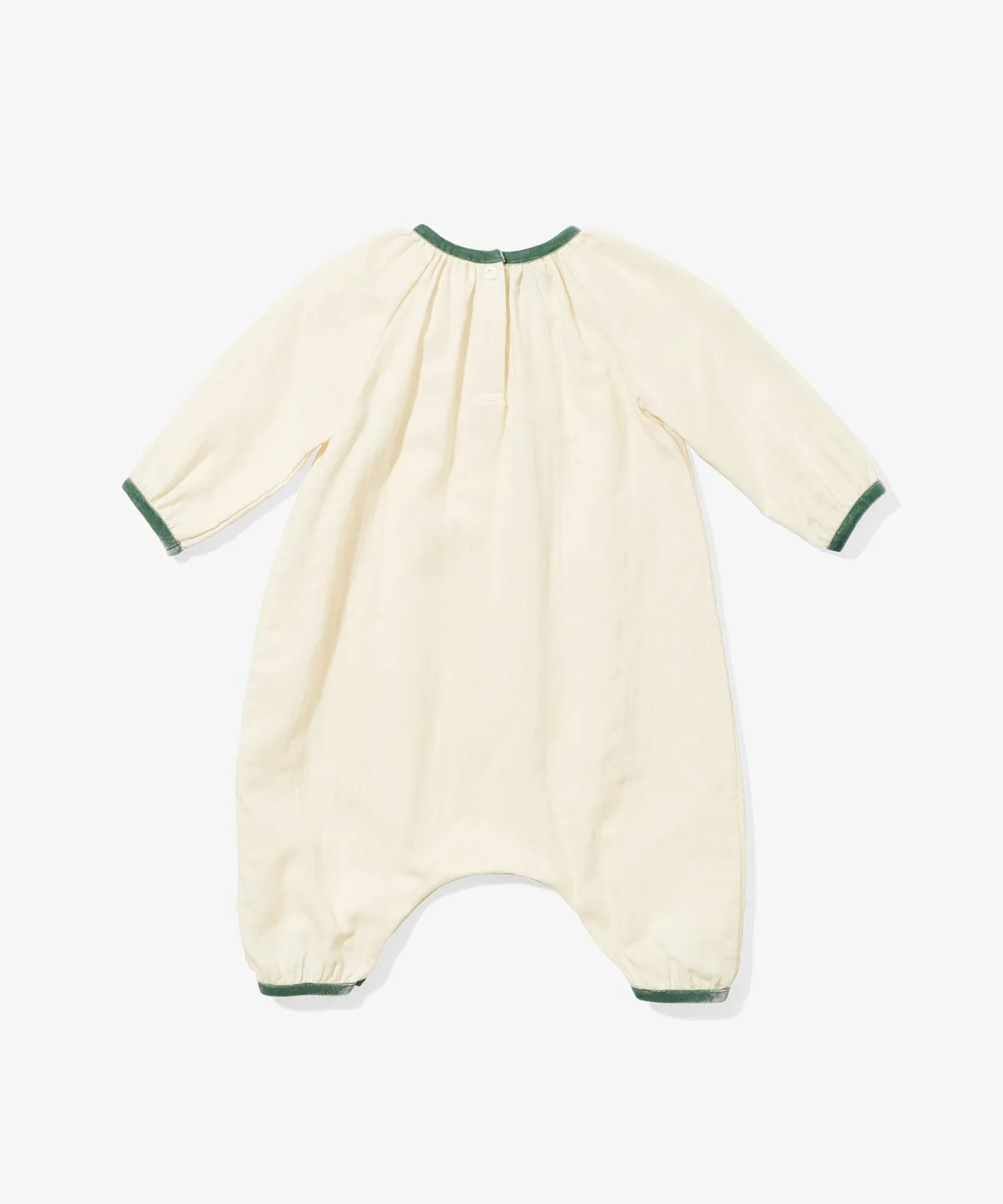 Missy Jumpsuit, Seafoam Velvet