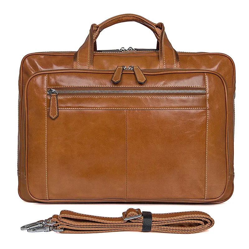 Modern Briefcase Leather Laptop Bags For Men,Best Briefcases For Men 7380