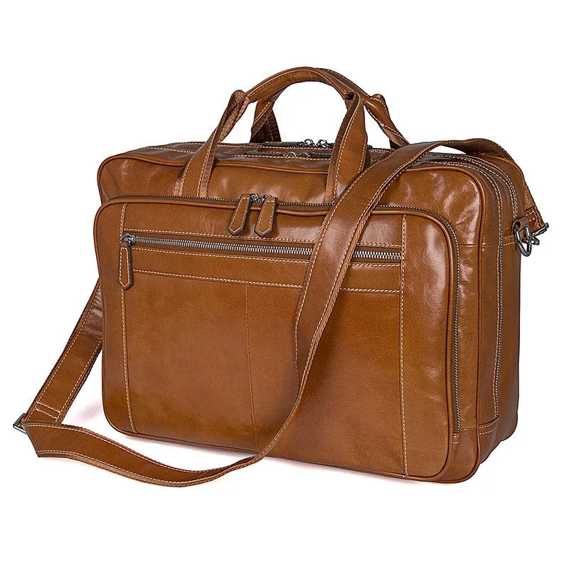 Modern Briefcase Leather Laptop Bags For Men,Best Briefcases For Men 7380