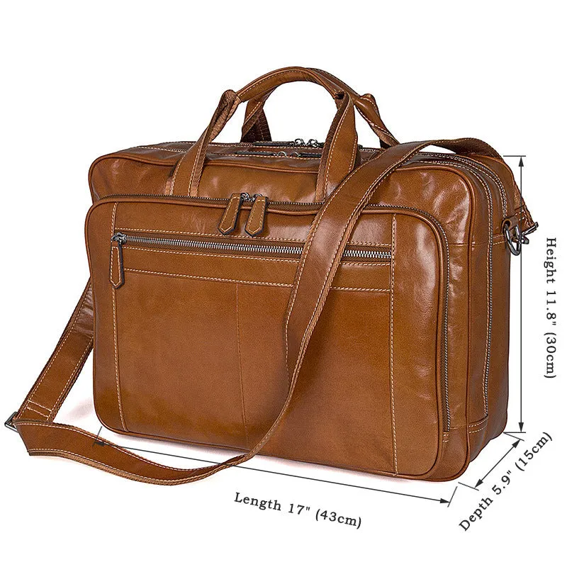 Modern Briefcase Leather Laptop Bags For Men,Best Briefcases For Men 7380