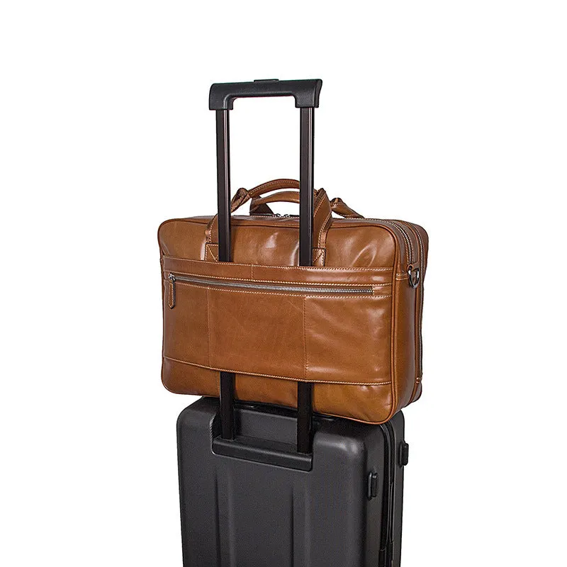 Modern Briefcase Leather Laptop Bags For Men,Best Briefcases For Men 7380
