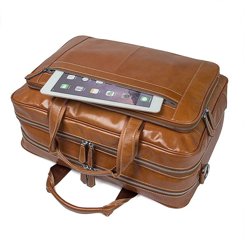 Modern Briefcase Leather Laptop Bags For Men,Best Briefcases For Men 7380