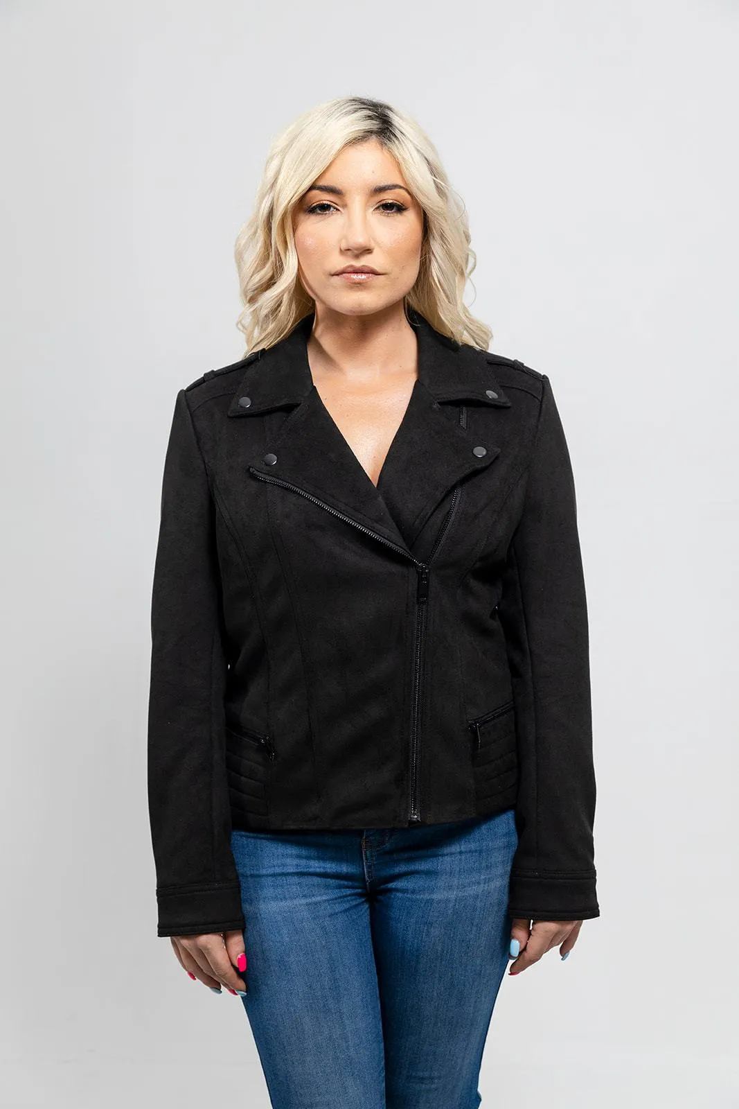 Molly - Women's Vegan Faux Suede Jacket