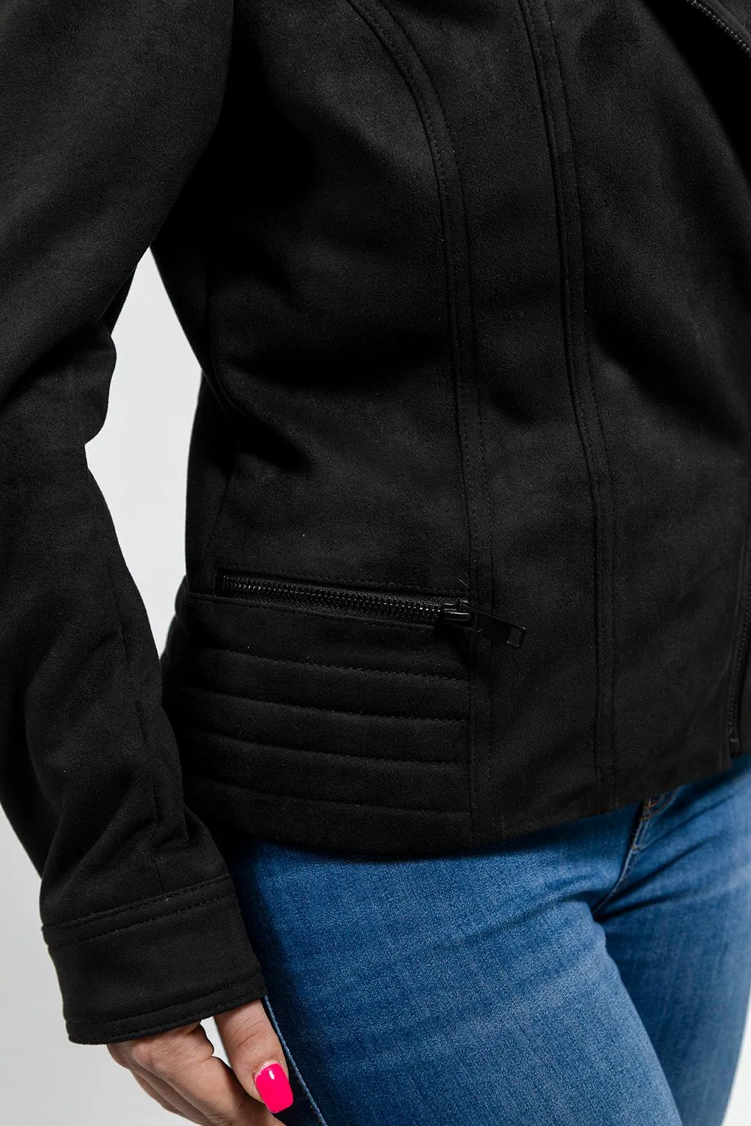 Molly - Women's Vegan Faux Suede Jacket