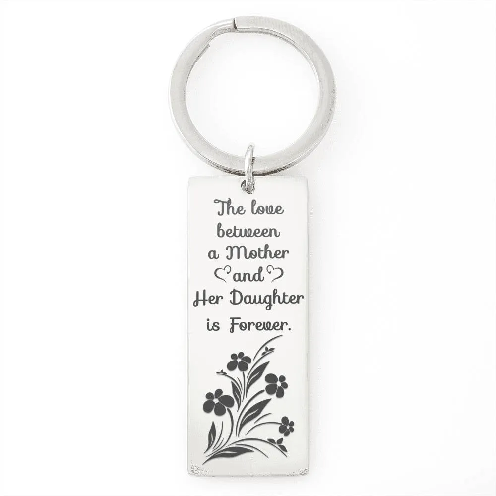 Mom Personalized Keychain, Mother Daughter Keychains For Mom, Mothers Day Gift