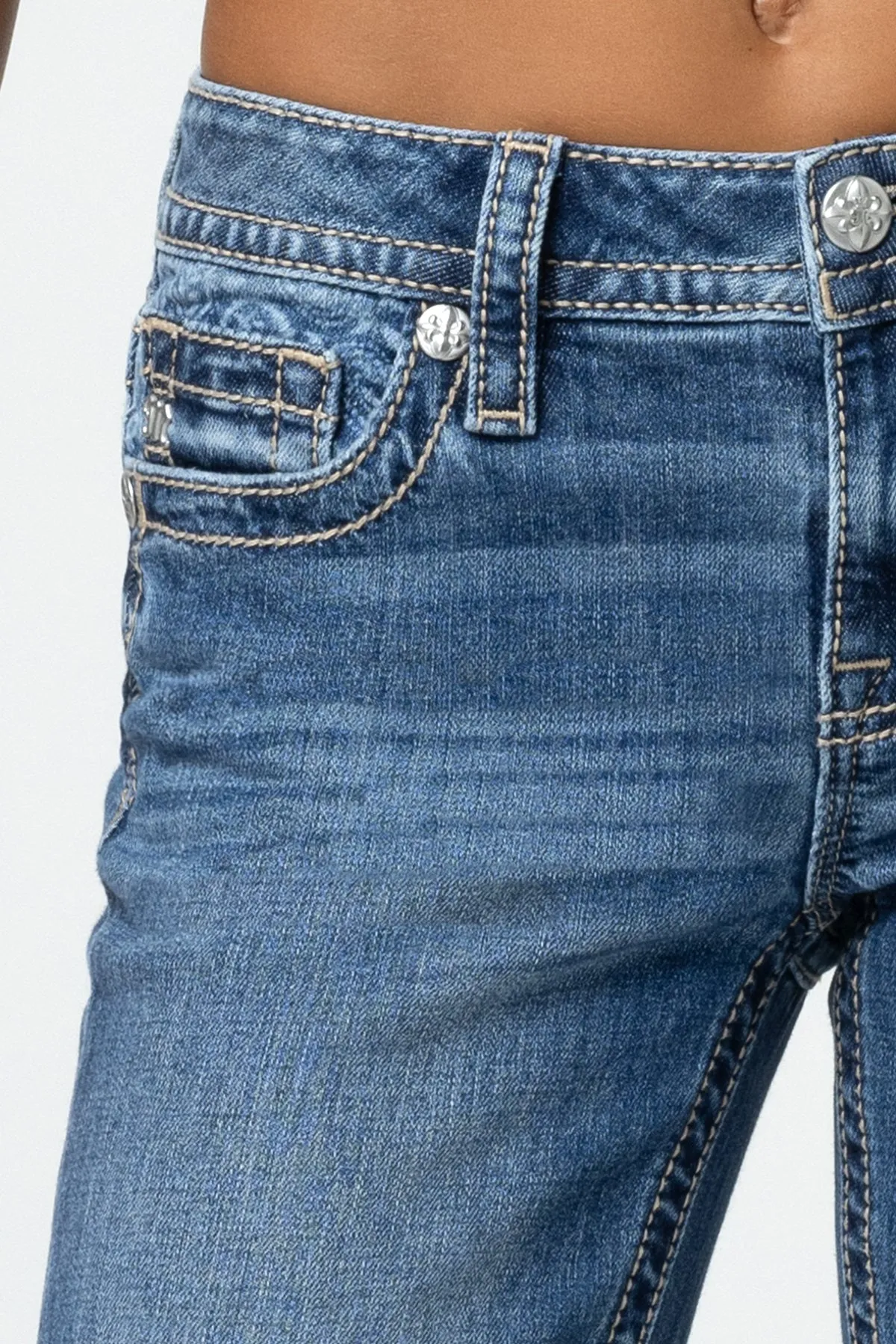 Monica Slit Bootcut Jeans