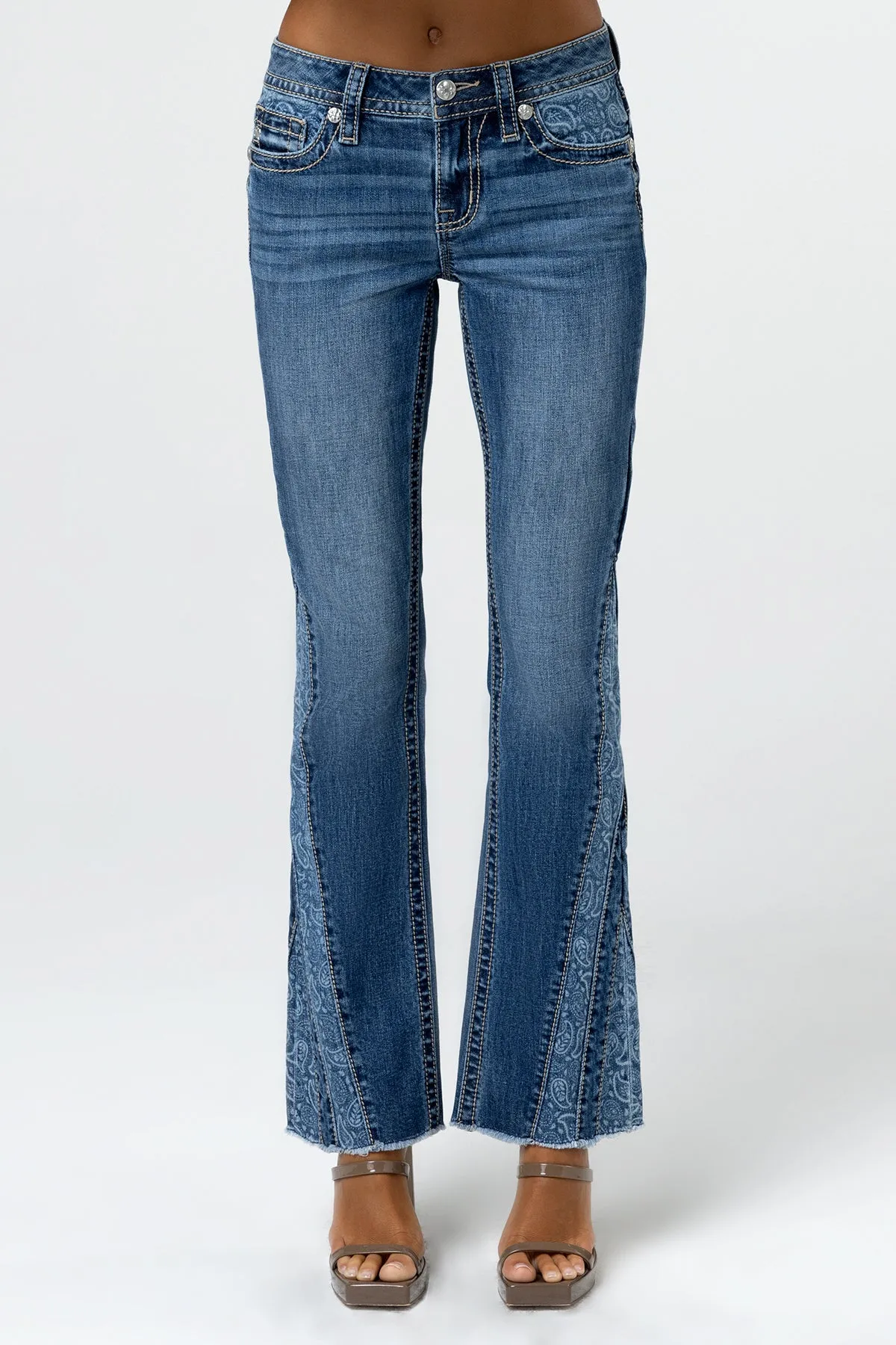 Monica Slit Bootcut Jeans