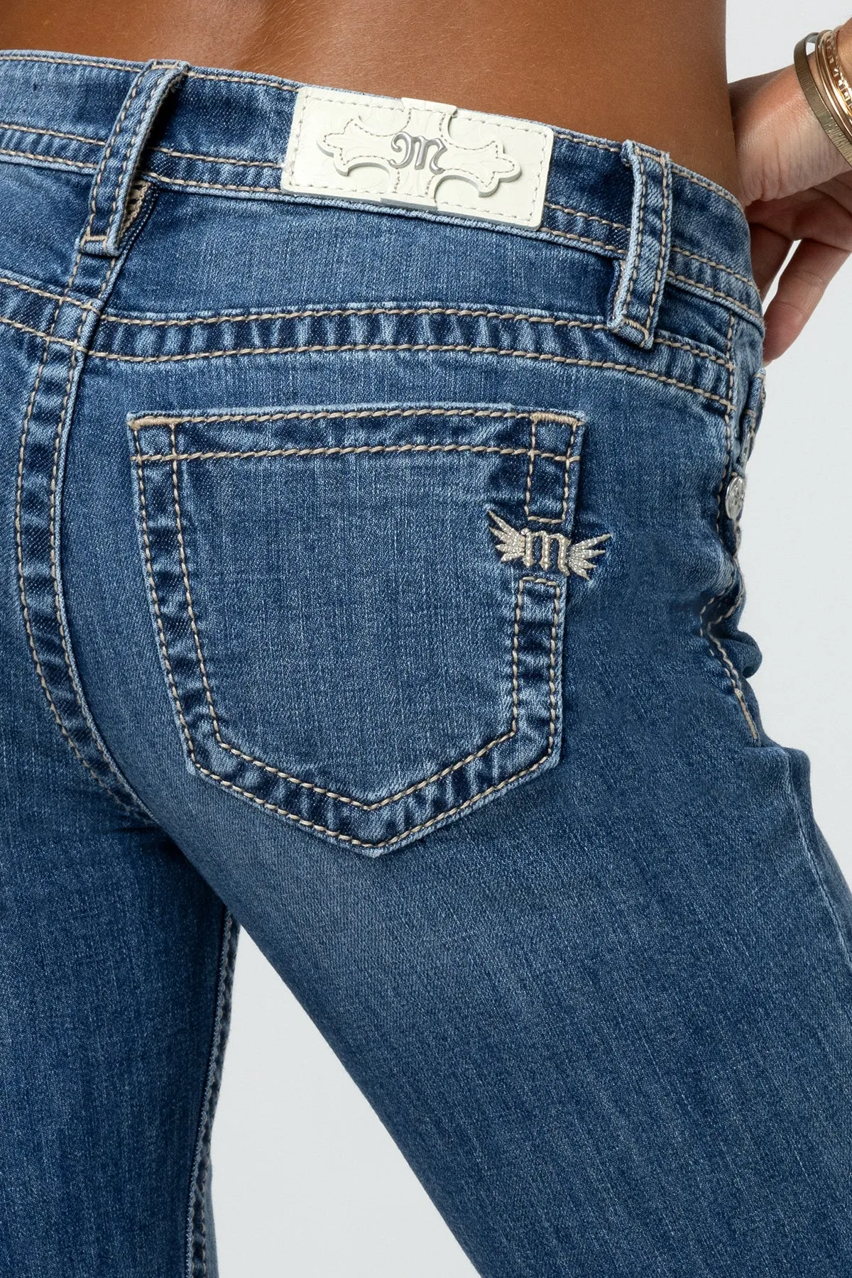Monica Slit Bootcut Jeans