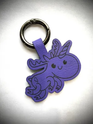 Moosicorn Leather Keychain @lonimacart
