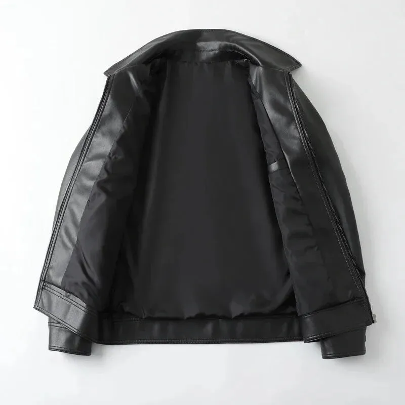 MOTO Classic Black leather jacket - Leather Jackets